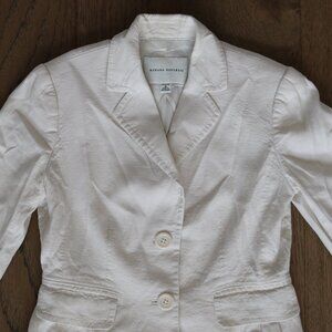 Cute Cream Blazer Top